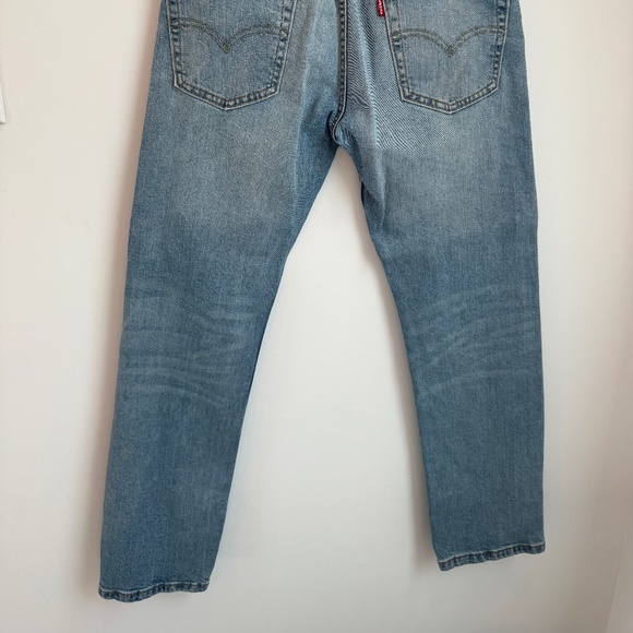 Levi's 513 Men's Jeans Blue Denim Slim Straight Fit Stretch Size 29x30 - Picture 4 of 6